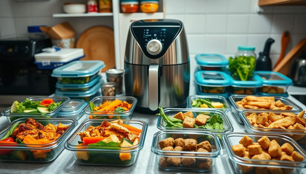 air fryer meal prep